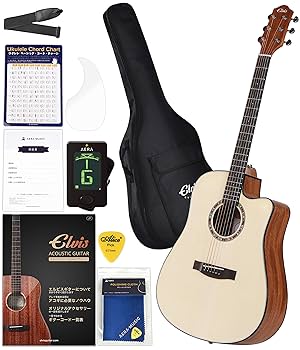 Elvis Master1 アコースティックギター 楽天市場】タイムセール【初心者セット8点】ELVISエルビス